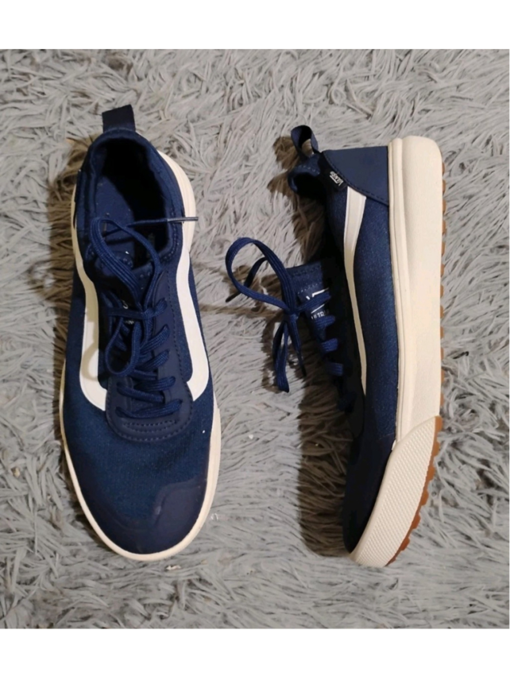 Vans UltraRange UltraCush Shoes Navy/ White Men's Sz 7 Women's Size 8.5 Shoes